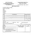 Biên nhận hồ sơ